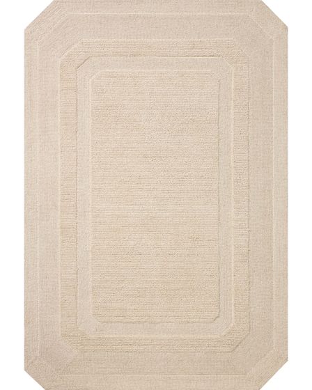 Clayton CLN-01 Oatmeal 2'3"x3'9" Area Rug