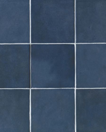 Cloe Blue Glossy Glazed Ceramic 5"x5" Field Tile