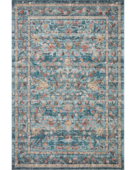Courtyard COU-03 Blue Area Rug