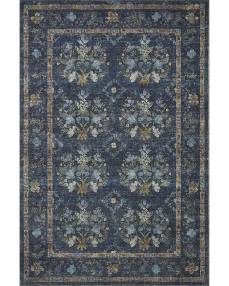Courtyard COU-04 Navy Area Rug