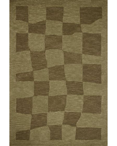 Craven CVN-03 Green/Olive 2'3"x3'9" Area Rug