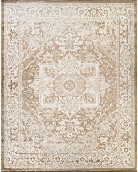 Dekor DEK08 Taupe Ivory 2'x4' Area Rug