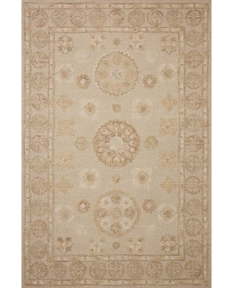 Dorothea DRT-03 Dove/Natural 2'3"x3'9" Area Rug