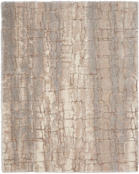 Dreamy Shag DRS09 Ivory Beige Area Rug