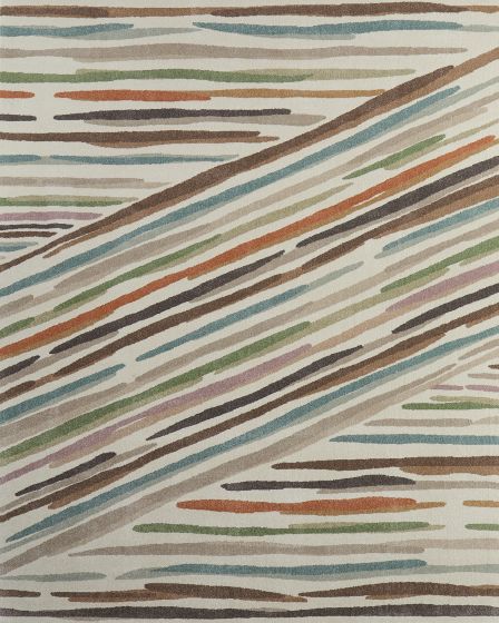 Eden 39QXF Ivory/Brown/Blue 10'0"x12'8" Area Rug