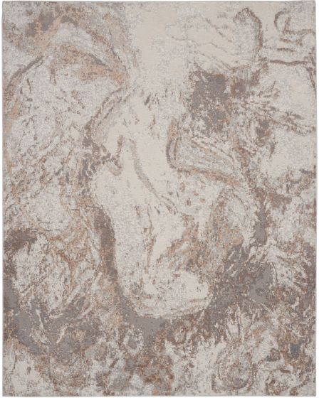 Elation ETN02 Ivory Grey Area Rug