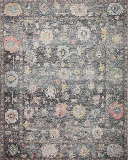 Elysium ELY-03 Charcoal/Multi Area Rug