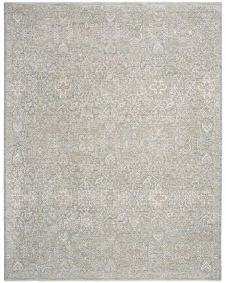 Envy EVV04 Blue Silver 5'3"x7'10" Area Rug
