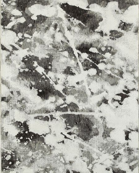 Evolution 8035b Charcoal/White Area Rug