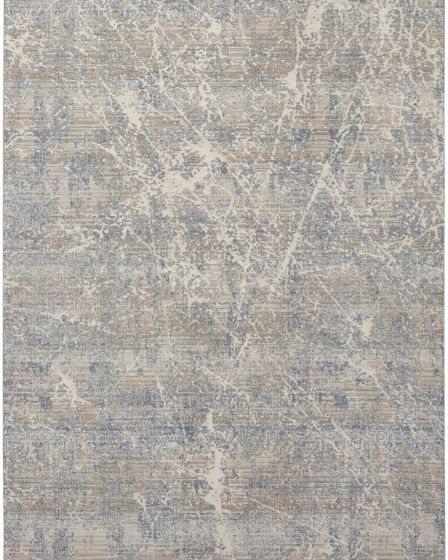Exhale EXL02 Beige Blue Area Rug