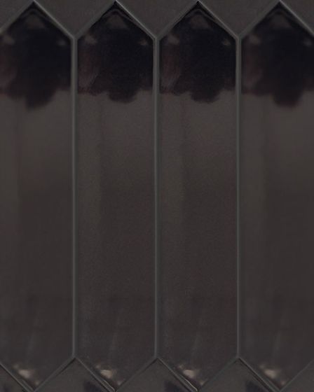 Fence Nero Glossy Ceramic Tile