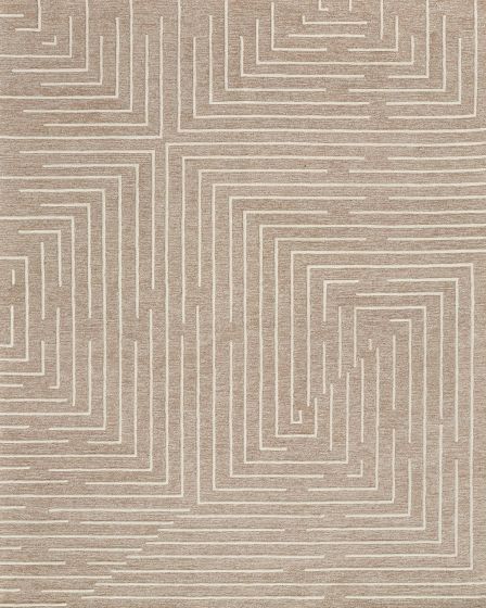 Fenner T8003 Taupe/Ivory Area Rug