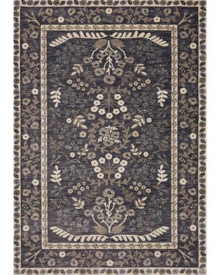 Fiore FIO-01 Charcoal/White Area Rug