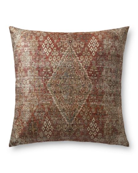 FP0009 Red/Multi 36" Pillow