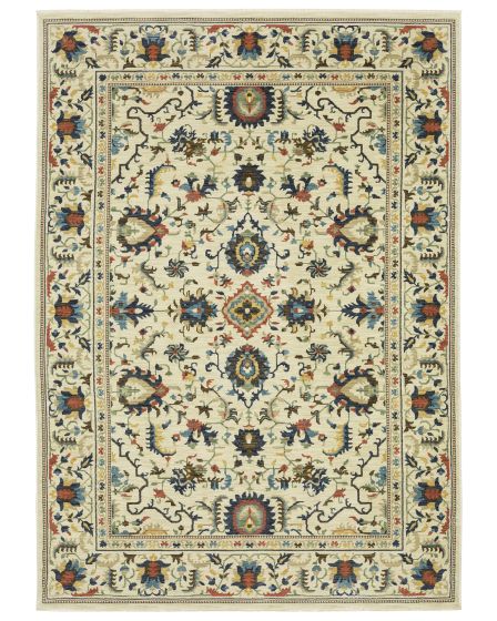 Francesca fr10a Ivory/Multi Area Rug