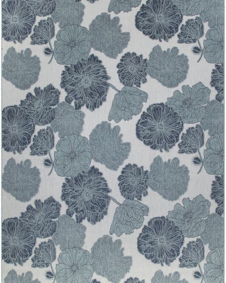 Garden Oasis GOA04 Blue Area Rug