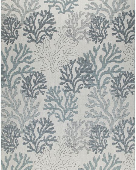 Garden Oasis GOA05 Blue Area Rug