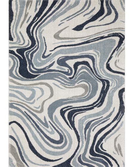 Gemma GEM09 Blue 5'3"x7' Area Rug