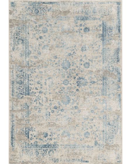 Generations 7026 Grey/Blue Brigid Area Rug
