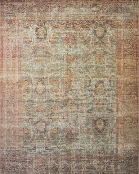 Georgie GER-03 Jade/Sunset Area Rug