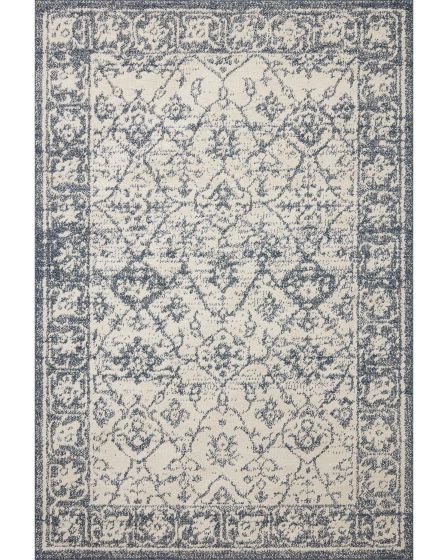 Gigi GIG-02 Ivory/Blue Area Rug