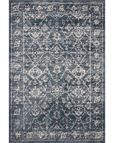 Gigi GIG-02 Navy/Stone Area Rug
