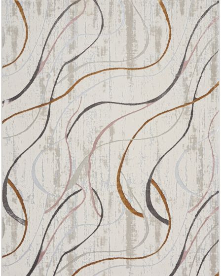 Glitz GLZ01 Ivory/Multi Area Rug