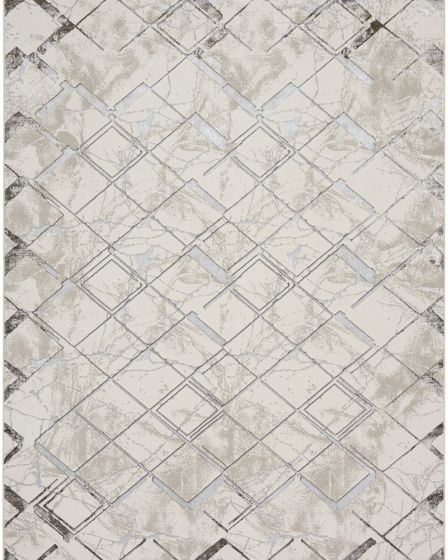 Glitz GLZ02 Ivory/Grey Area Rug