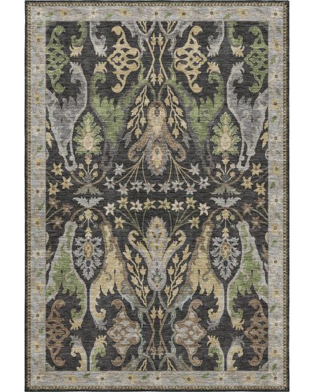 Hatay HY6 Black Area Rug