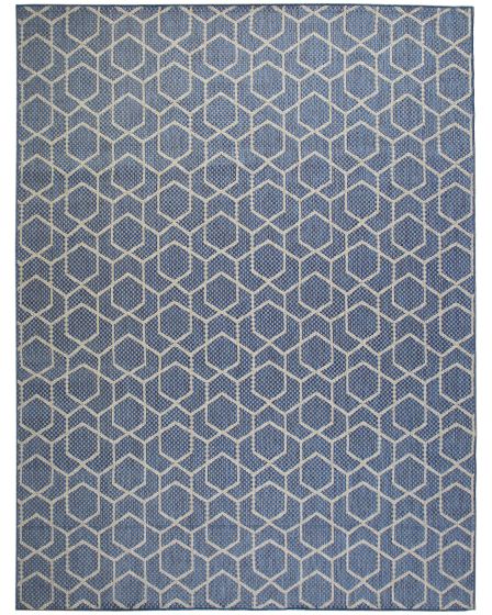 Horizon Indoor/Outdoor HOZ01 Denim 10'x14' Area Rug