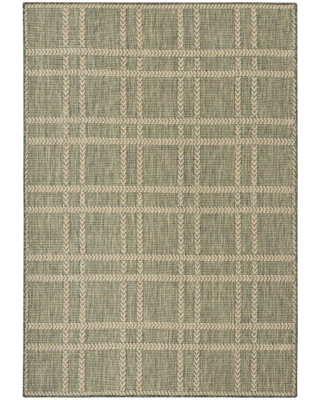 Horizon Indoor/Outdoor HOZ04 Green 4'x6' Area Rug