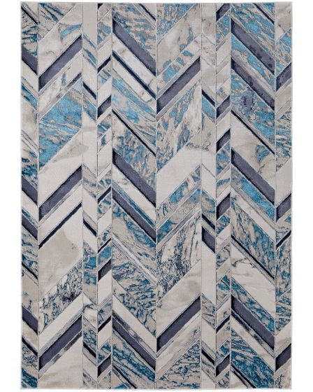 Indio 39H1F Ivory/Blue/Gray Area Rug