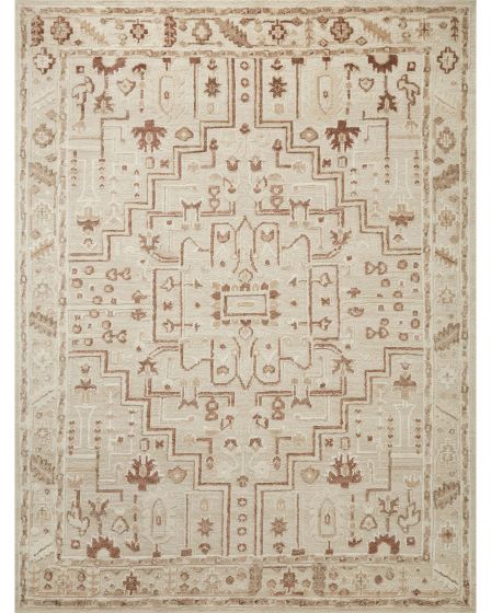 Ingrid ING-01 Ivory/Earth Area Rug