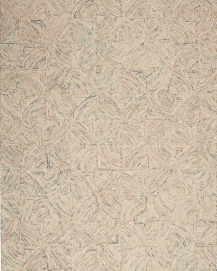 Interlock ITL05 Ivory/Multi Area Rug