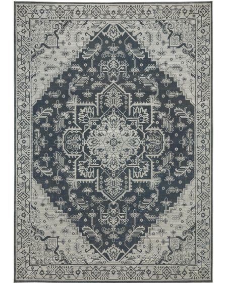 Intrigue INT07 Blue Area Rug