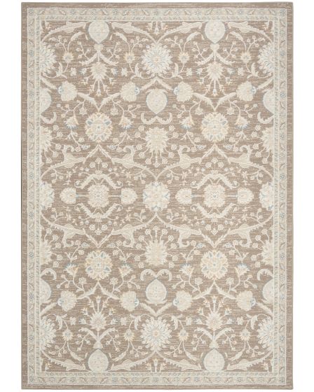 Isla ISL01 Mocha 5'3"x7' Area Rug