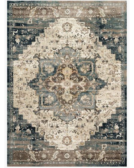 James JAE-05 Taupe/Marine Area Rug