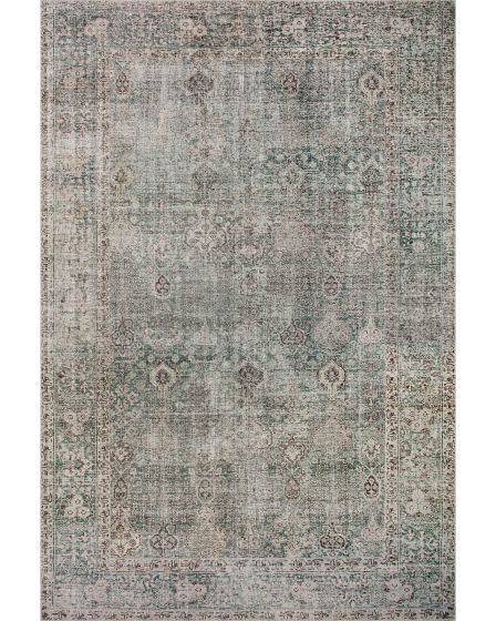 Jules JUL-08 Emerald/Antique Ivory Area Rug