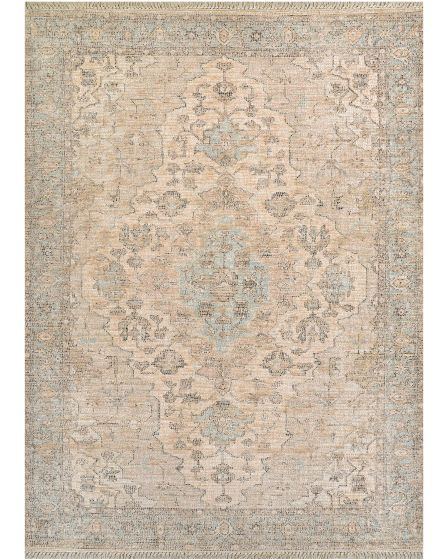 Kalbarri Dez Turquoise Multi 5'x8' Area Rug