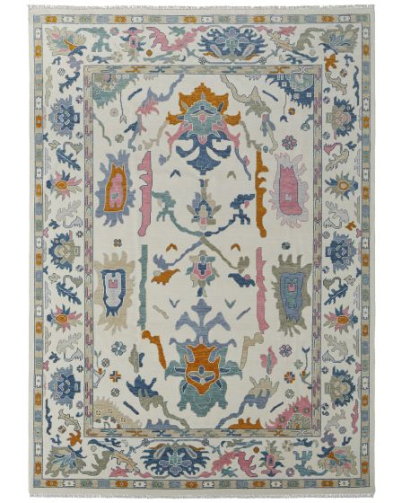 Karina 69G8F Ivory/Blue/Pink 12'x15' Area Rug