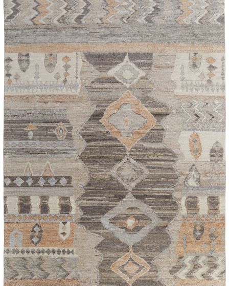 Kasbah 69FZF Ivory/Gray/Orange Rug