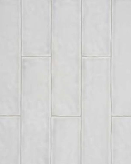 Kensington Silver Glossy Ceramic Tile