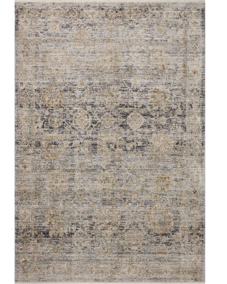 Katherine KES-02 Charcoal/Gold Area Rug