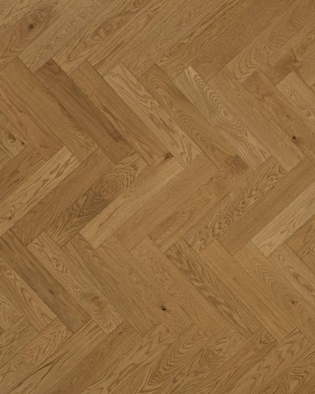The Gault Estate Herringbone Woven Wicker Oak Hardwood