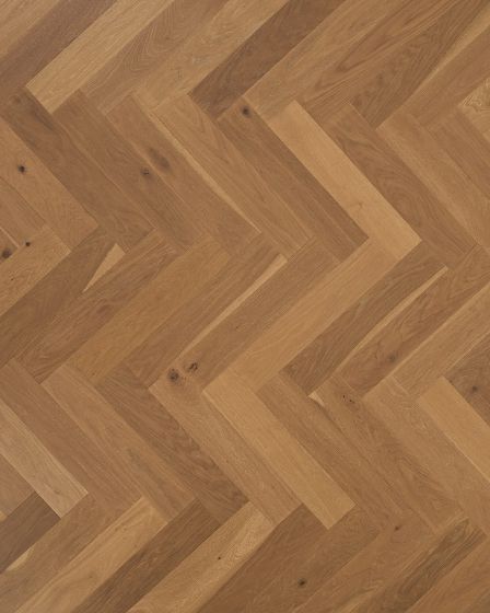 The Gault Estate Herringbone English Brown Oak Hardwood