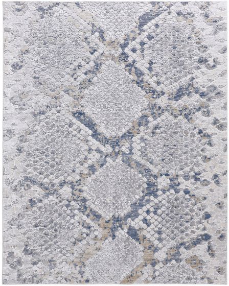 Laina 39GIF Silver/Gray/Blue Area Rug