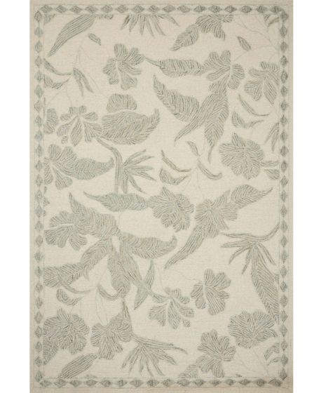 Lenore LNO-01 Ivory/Sky 2'3"x3'9" Area Rug