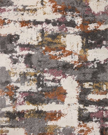 Levitt Shag LEV-04 Grey/Multi Area Rug