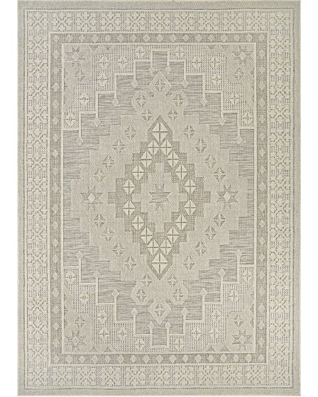 Liguria Sarzana Dove Grey 5'3"x7'6" Area Rug