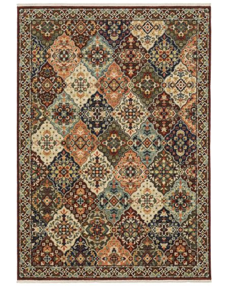 Lilihan 50x Red/Multi Area Rug